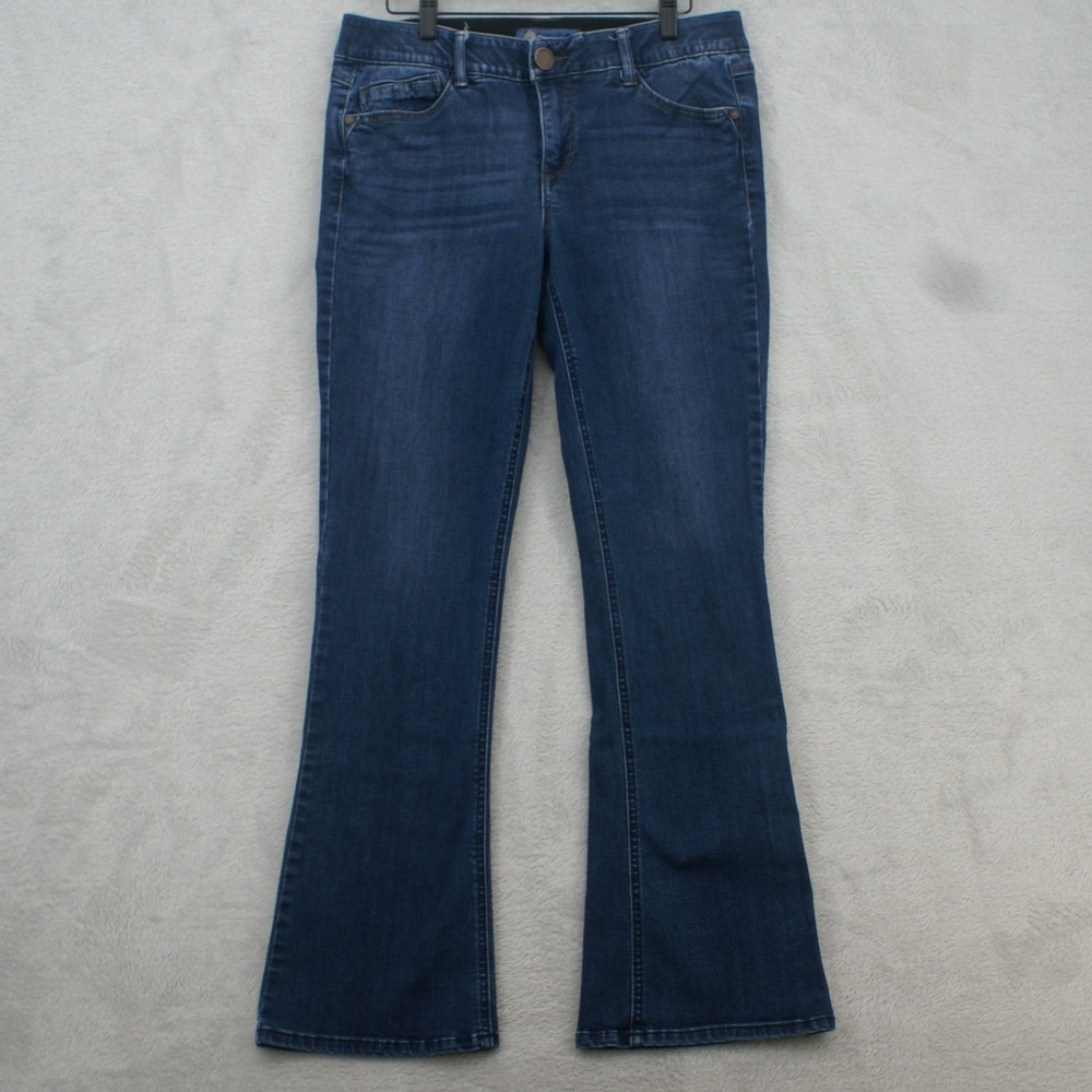 Democracy Ab solution Bootcut Jeans Dark Wash Blue Stretch Denim Womens Size 10
